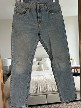 Levi's Men's Light Blue Slim Straight Jeans